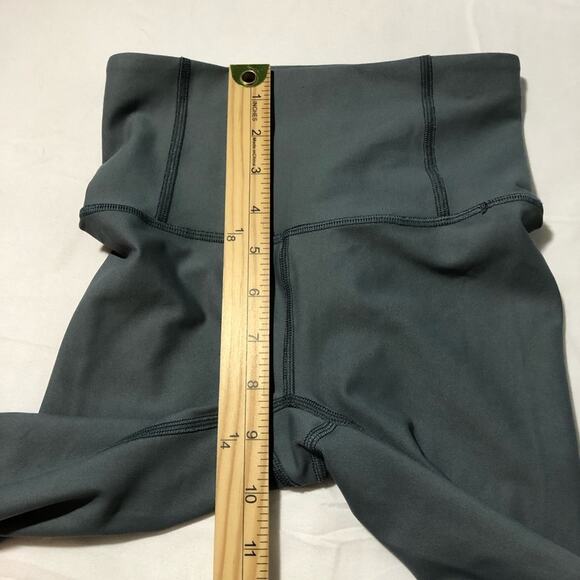Lululemon womens 2 zoned in tight 27” blue charcoal leggings compression - Picture 10 of 15